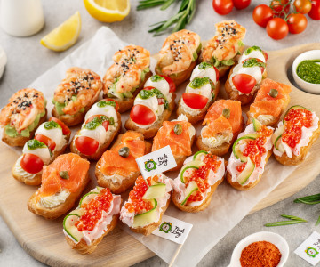 Эклеры закусочные рыбные