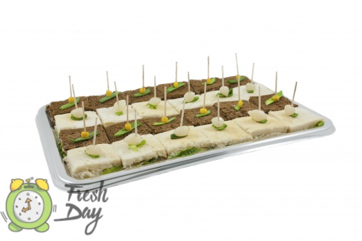картинка Ассорти сэндвичей с рыбными начинками 24 шт. от Fresh Day